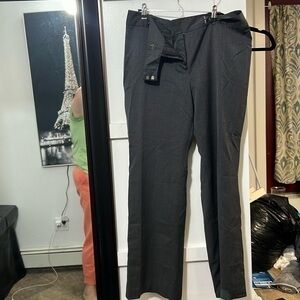 Ann Taylor, curvy size 14, dark gray dress pants